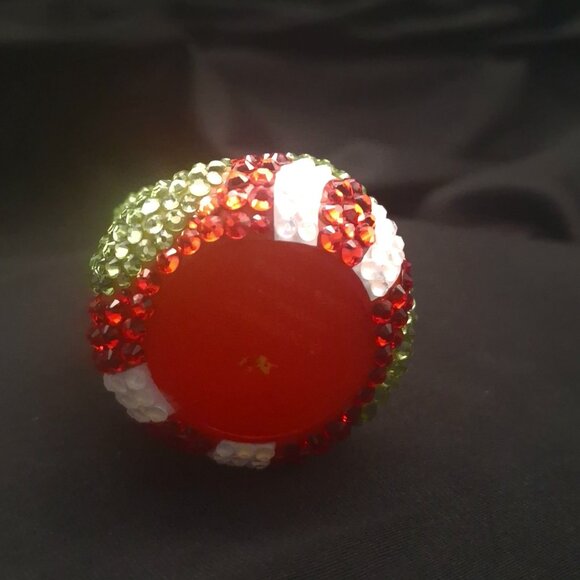 Keroppi Bling Rubber Duck, Hello Kitty Friends, Bedazzle Keroppi, Unique Gift - Picture 6 of 6